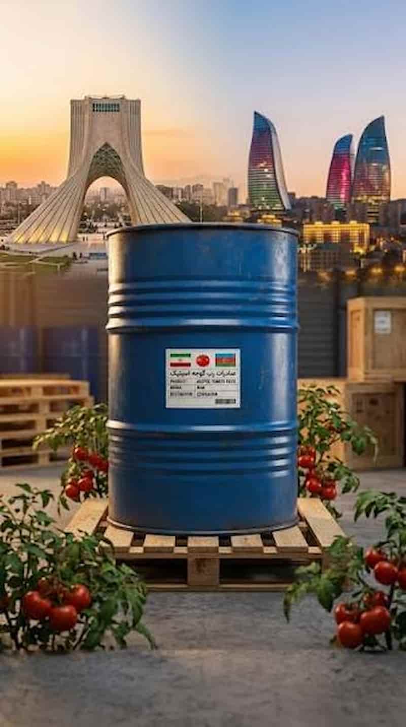 رب گوجه فرنگی اسپتیک بریکس ۳۶ ۳۸ با کیفیت صادراتی